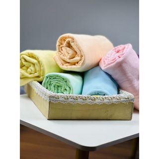 Khăn tắm MJ trơn cao cấp cho bé, trẻ em, cotton, mềm, thấm nước, mặt bông, mặt xô, kt 70x140cm