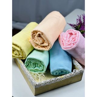 Khăn tắm MJ trơn cao cấp cho bé, trẻ em, cotton, mềm, thấm nước, mặt bông, mặt xô, kt 70x140cm