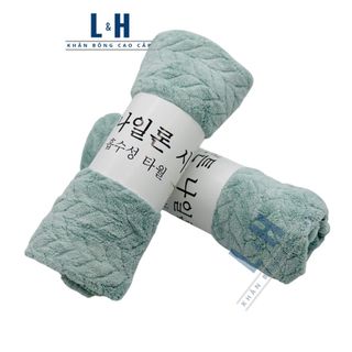 Khăn tắm Lông Cừu, Xương Cá, KT 50x100cm