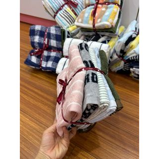 Set 5c Khăn gội Organic xuất nhật MJ 35x80cm (+-5cm)