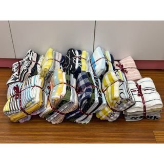 Set 5c Khăn gội Organic xuất nhật MJ 35x80cm (+-5cm)