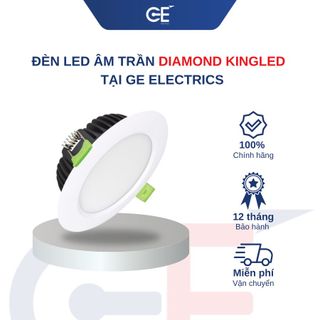 Đèn LED âm trần Diamond Kingled tại GE Electrics