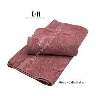 Khăn tắm, khăn lau đầu SongWol cỡ trung, Mẫu trơn, kt 40x80cm (Hàng mới)