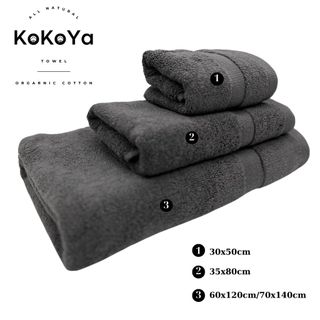 Khăn Tắm Gội Đầu Lau Mặt BASIC Dùng Cho Gia Đình Spa Khách Sạn 100% Cotton Thấm Hút Không Ra Màu