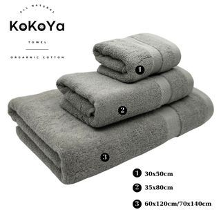 Khăn Tắm Gội Đầu Lau Mặt BASIC Dùng Cho Gia Đình Spa Khách Sạn 100% Cotton Thấm Hút Không Ra Màu