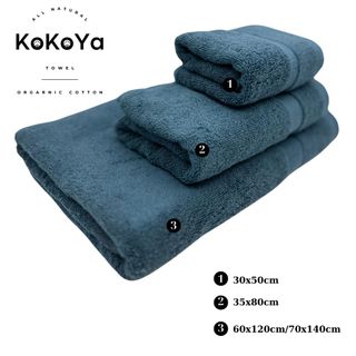 Khăn Tắm Gội Đầu Lau Mặt BASIC Dùng Cho Gia Đình Spa Khách Sạn 100% Cotton Thấm Hút Không Ra Màu