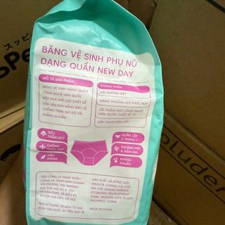 Băng vệ sinh dạng quần siêu mỏng New Day chống tràn 360 độ công nghệ Hàn Quốc thoải kháng khuẩn