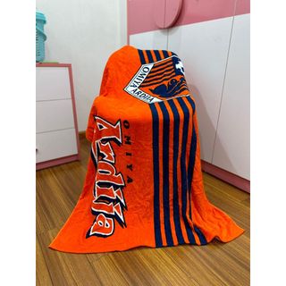 Khăn tắm cao cấp MJ cỡ lớn 70x140cm, hoạt hình câu lạc bộ đội bóng cho Nam, cotton, thấm hút nước tốt