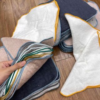 Khăn lau theo cân MJ, 1kg, kt 25x25, lau bát, lau bàn, lau kính, lau bếp, vệ sinh bếp, vệ sinh bàn đá