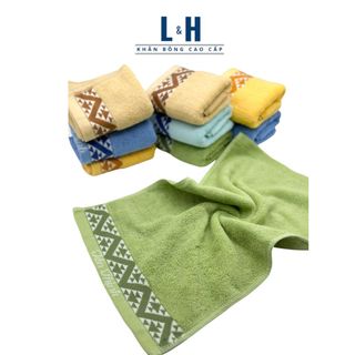Khăn Mặt Viền Sóng, Tân Thịnh, KT 30x50cm