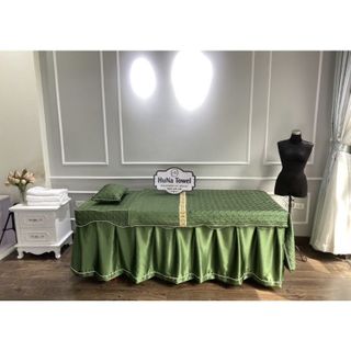 Ga Trải Giường Spa, Thẩm Mỹ Viện Hanoitex Chất Lụa Satin Cao Cấp