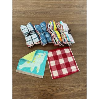 Set 10 khăn tay nhỏ MJ 25x25cm cho bé, hình ngộ nghĩnh, đáng yêu