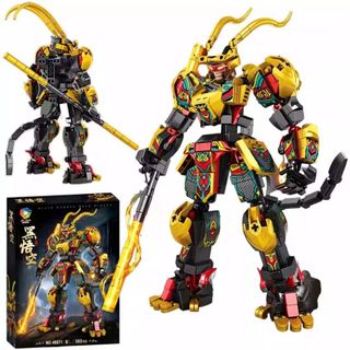 Nubie Bộ Đồ Chơi Lắp Ráp Mô Hình Tôn Ngộ Không Cỡ Lớn 593 Chi Tiết, Nhựa PP Cử Động Linh Hoạt, Màu Sắc Đẹp