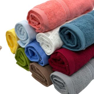 Khăn tắm, khăn lau đầu cotton L&H 35x80cm, mềm mịn, không bám bông, thấm hút tốt