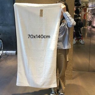 Khăn tắm trắng MJ cao cấp, KT 70x140cm, 380g dày, mềm mại, thấm hút nước tốt