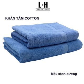 Khăn tắm Kokoya 100% Cotton Mềm Mại, Êm Ái Cho Làn Da, Khăn cỡ lớn, cỡ vừa, cỡ nhỏ, thấm hút tốt