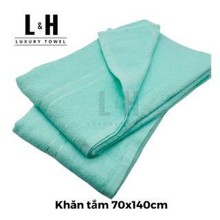 Khăn tắm Mollis Mỏng, cỡ lớn, nhanh khô, thấm hút nước tốt KT 70x140cm