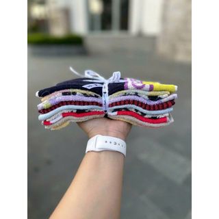 Set 10 khăn tay nhỏ MJ 20x20cm cho bé, hình ngộ nghĩnh, đáng yêu