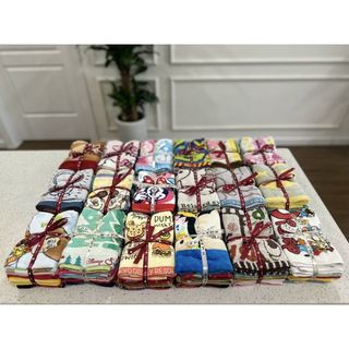 Set 10 khăn mặt trẻ em, cotton MJ trẻ em, 34x34