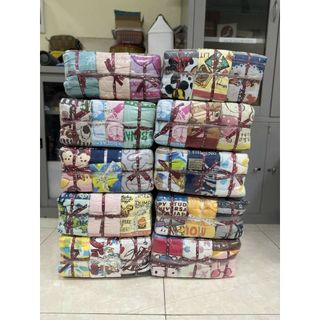 Set 10 khăn mặt trẻ em, cotton MJ trẻ em, 34x34