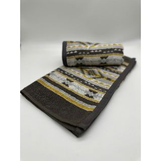 Bộ set 5c Khăn tắm hoa kẻ MJ 34x80cm