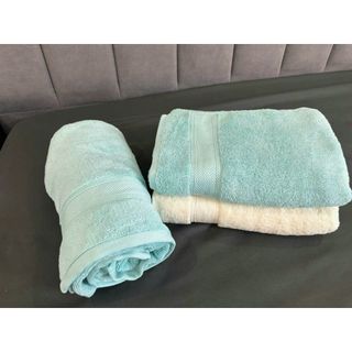 Tắm biển cotton MJ, trải cotton siêu dầy, KT 75x150cm, 750g, thấm hút tốt, Không phai màu