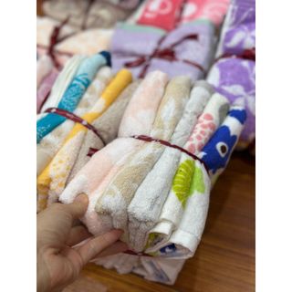 Set 10c Khăn tắm MJ cotton 34x80cm, Loại nhẹ, nhanh khô