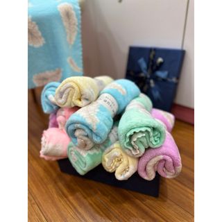 Khăn tắm lông cừu hình Lông Vũ, KT 50x100cm