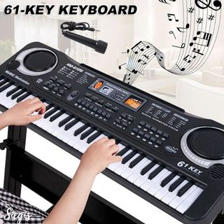 Đàn piano điện tử Keyboard cho bé, Đàn piano mini kèm mic cho bé nhiều chức năng chất liệu cao cấp