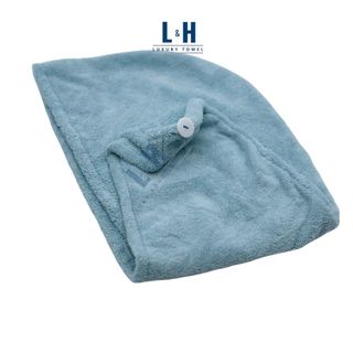 Khăn quấn ủ tóc lông cừu, lau khô siêu tốc