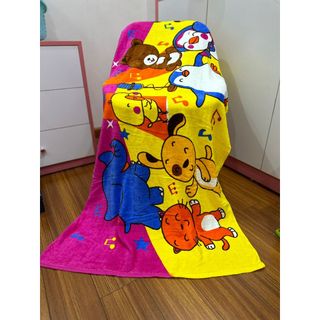 Khăn tắm MJ trẻ em cỡ lớn hoạt hình Shin cậu bé bút chì, KT 70x140cm