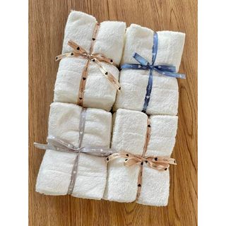 Combo 5c Khăn mặt trắng MJ 34x34cm