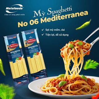 MỲ SPAGHETTI No.6 MEDITERRANEA – CHUẨN VỊ Ý TỪ HY LẠP