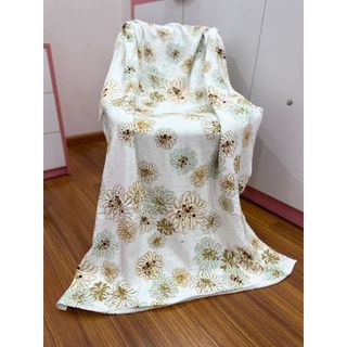 Khăn Tắm hoa mùa thu siêu dày Bông Mix xô cho bé 80x140cm