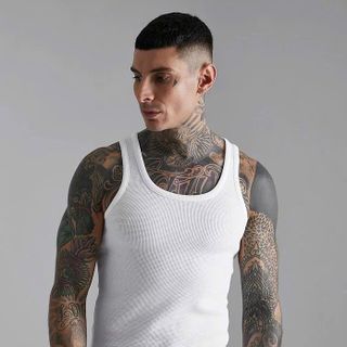 Áo ba lỗ nam.  Chất 100% cotton dày vừa mình, vải dệt kim tổ ong đồng chất .