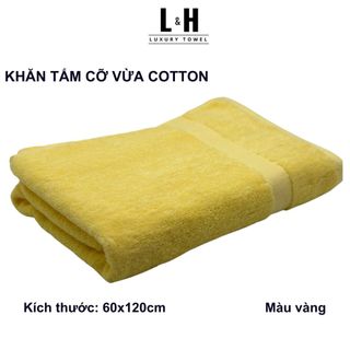 Khăn tắm Kokoya cao cấp xuất hàn cỡ vừa, thấm hút tốt, KT 60x120cm