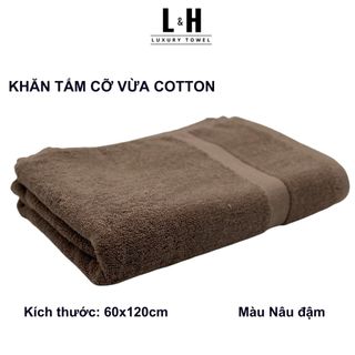 Khăn tắm Kokoya cao cấp xuất hàn cỡ vừa, thấm hút tốt, KT 60x120cm