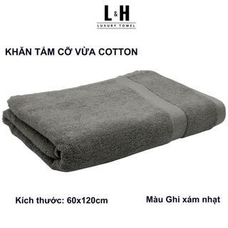 Khăn tắm Kokoya cao cấp xuất hàn cỡ vừa, thấm hút tốt, KT 60x120cm