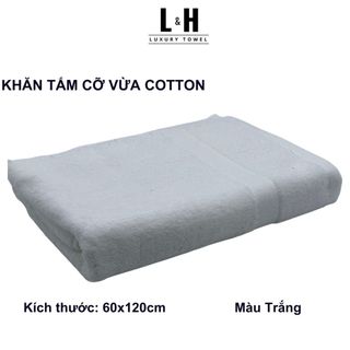 Khăn tắm Kokoya cao cấp xuất hàn cỡ vừa, thấm hút tốt, KT 60x120cm