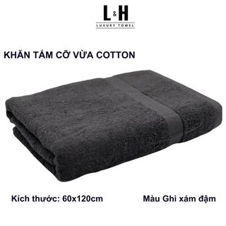 Khăn tắm Kokoya cao cấp xuất hàn cỡ vừa, thấm hút tốt, KT 60x120cm
