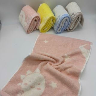 Khăn mặt trẻ em cao cấp Kokoya, hình khủng long, 100% cotton chọn lọc