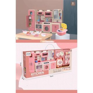 Đồ chơi nhà bếp, Đồ chơi nấu ăn cho bé gái cao cấp chất liệu nhựa nguyên sinh an toàn