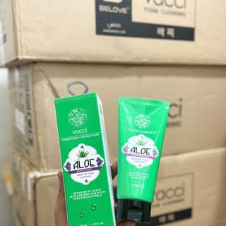 Sửa rửa mặt vacci HQ Tinh chất Lô Hội