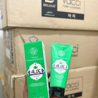 Sửa rửa mặt vacci HQ Tinh chất Lô Hội