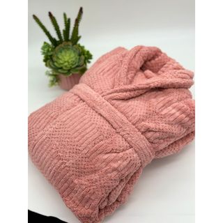 Áo choàng tắm khách sạn 5 sao, Áo choàng ngủ Lông cừu hạt gạo, siêu mềm, dày dặn