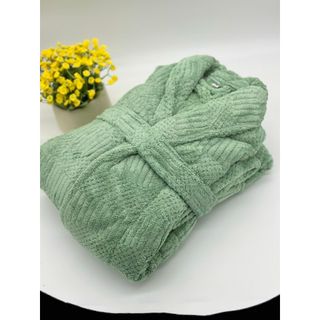 Áo choàng tắm khách sạn 5 sao, Áo choàng ngủ Lông cừu hạt gạo, siêu mềm, dày dặn