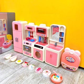 Đồ chơi nhà bếp, Đồ chơi nấu ăn cho bé gái cao cấp chất liệu nhựa nguyên sinh an toàn