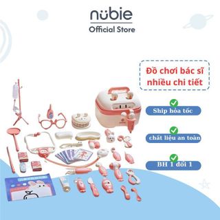 Bộ đồ chơi nhập vai bác sĩ, Đồ chơi cho bé trai, bé gái đủ chi tiết có hộp đựng chất liệu an toàn