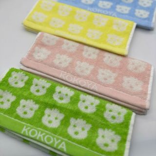 Khăn mặt trẻ em cao cấp Kokoya, hình gấu, 100% cotton chọn lọc