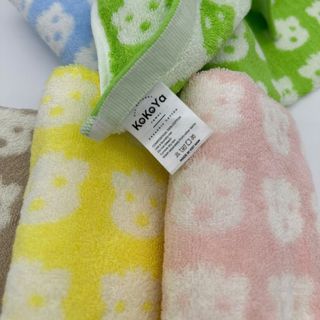 Khăn Mặt Trẻ Em Cao Cấp Kokoya Hình Gấu, 100% Cotton Chọn Lọc